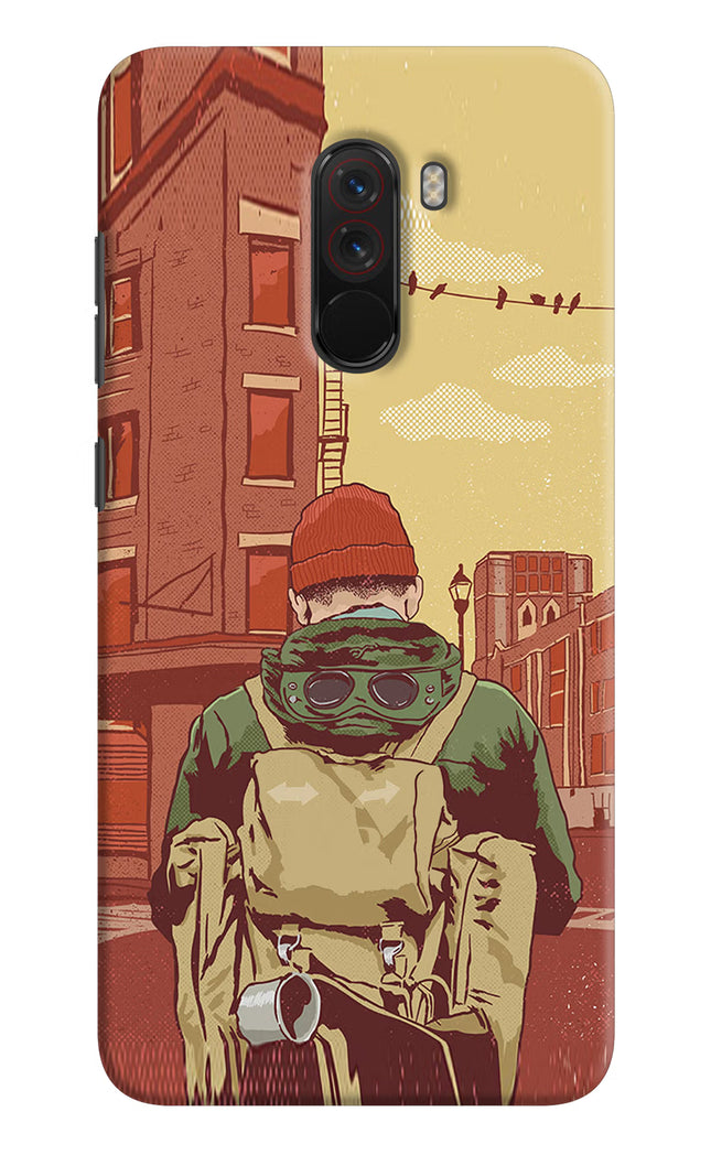 Adventurous Poco F1 Hard Case Back Cover by Casekaro