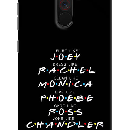 FRIENDS Character Poco F1 Hard Case Back Cover by Casekaro
