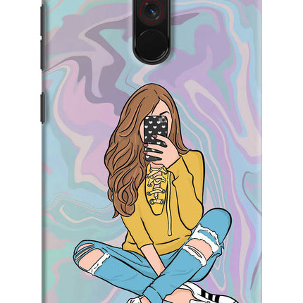 Selfie Girl Poco F1 Hard Case Back Cover by Casekaro