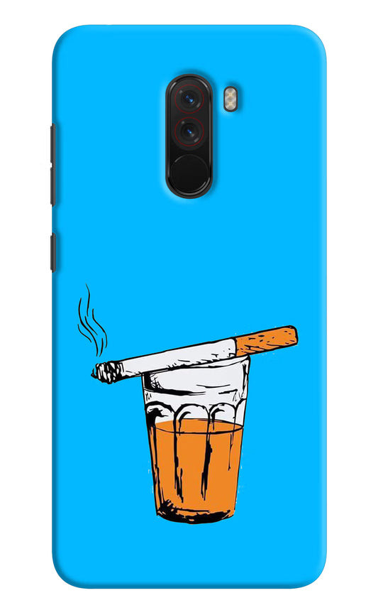 Chai Sutta Poco F1 Hard Case Back Cover by Casekaro