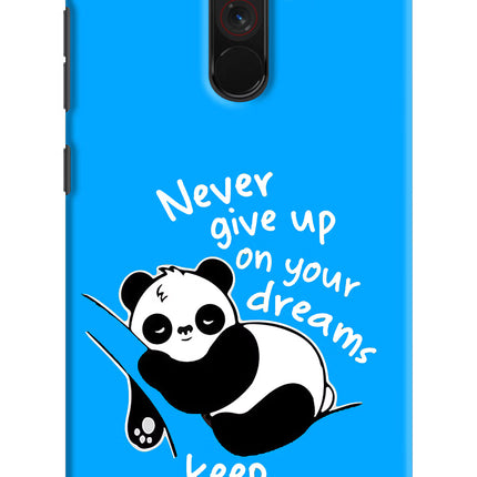 Keep Sleeping Poco F1 Hard Case Back Cover by Casekaro