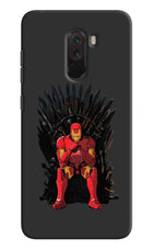 Ironman Throne Poco F1 Hard Case Back Cover by Casekaro