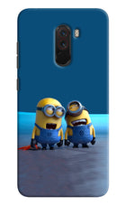 Minion Laughing Poco F1 Hard Case Back Cover by Casekaro