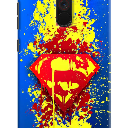 Superman logo Poco F1 Hard Case Back Cover by Casekaro