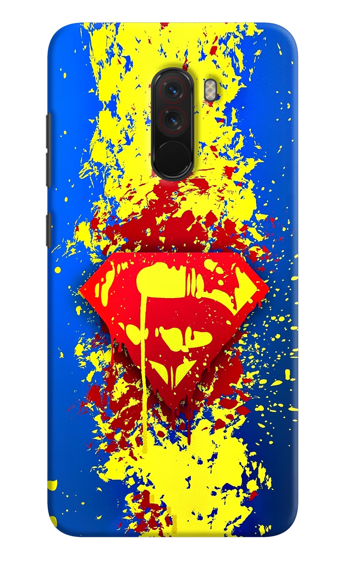 Superman logo Poco F1 Hard Case Back Cover by Casekaro