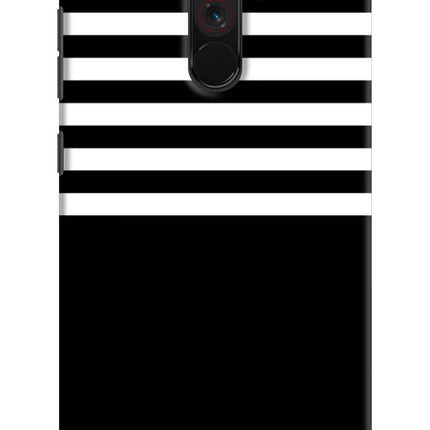 Black and White Print Poco F1 Hard Case Back Cover by Casekaro