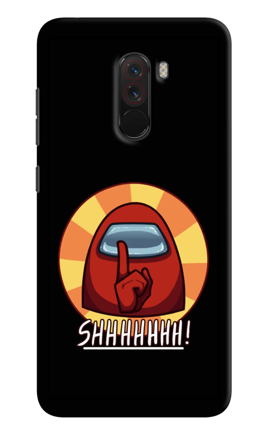 Among Us Shhh! Poco F1 Hard Case Back Cover by Casekaro
