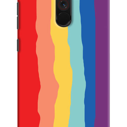 Rainbow Poco F1 Hard Case Back Cover by Casekaro