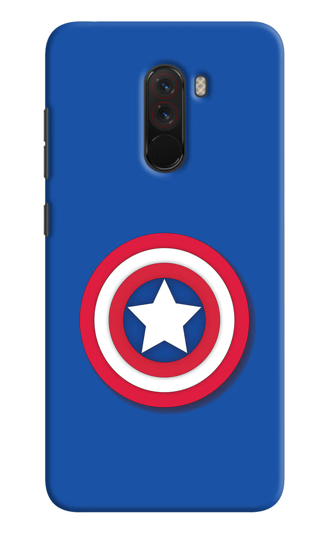 Shield Poco F1 Hard Case Back Cover by Casekaro