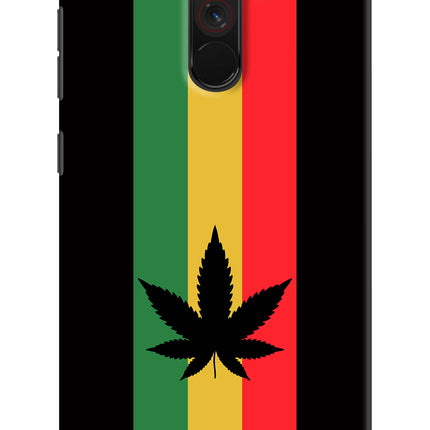 Weed Flag Poco F1 Hard Case Back Cover by Casekaro