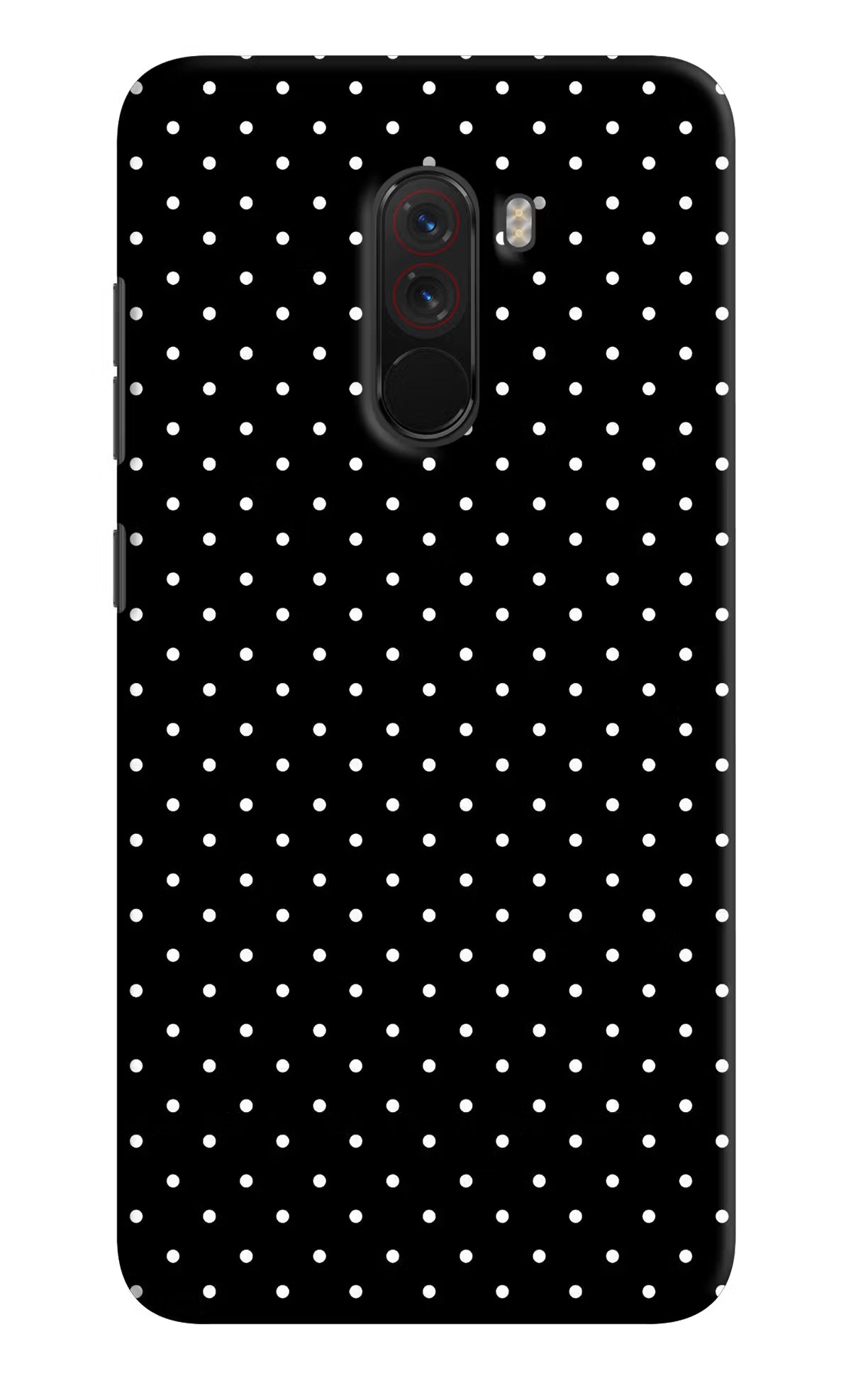 White Dots Poco F1 Hard Case Back Cover by Casekaro