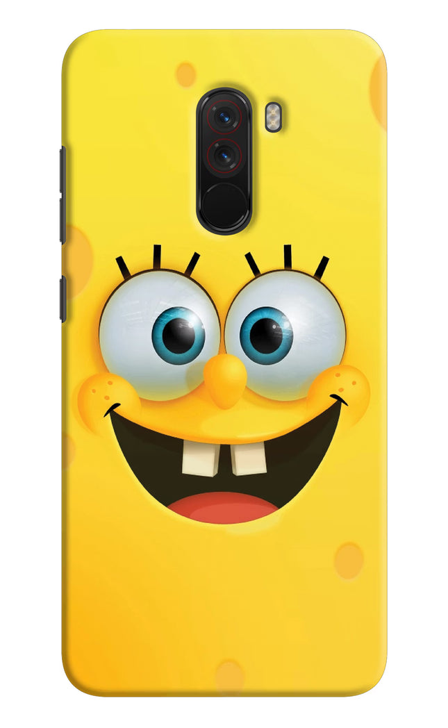 Sponge 1 Poco F1 Hard Case Back Cover by Casekaro