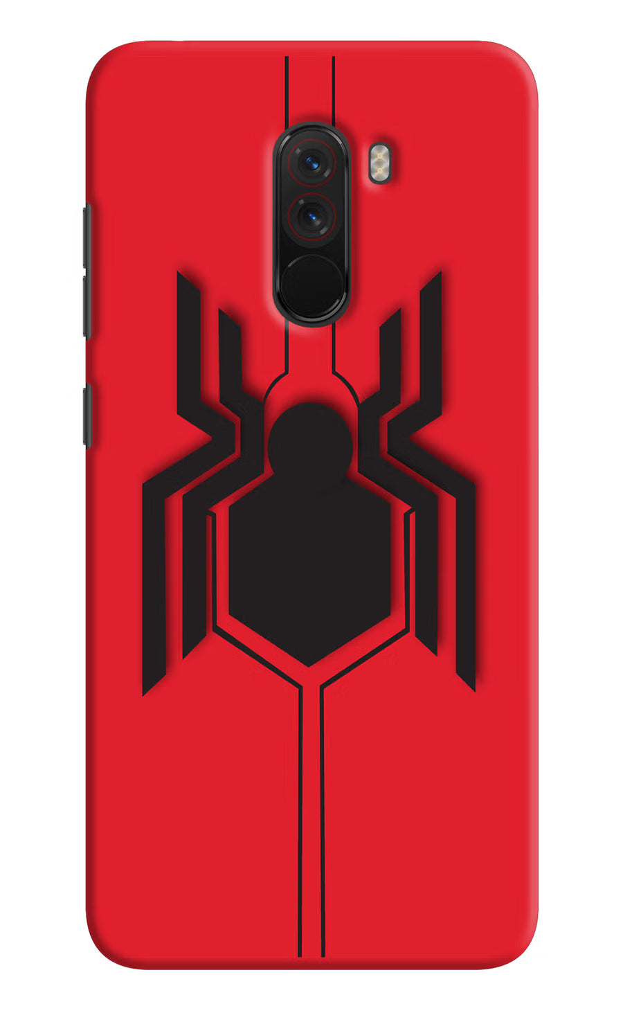 Spider Poco F1 Back Cover, Hard case