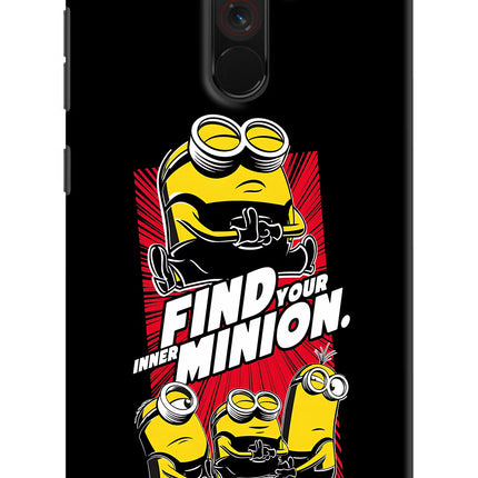 Find your inner Minion Poco F1 Hard Case Back Cover by Casekaro
