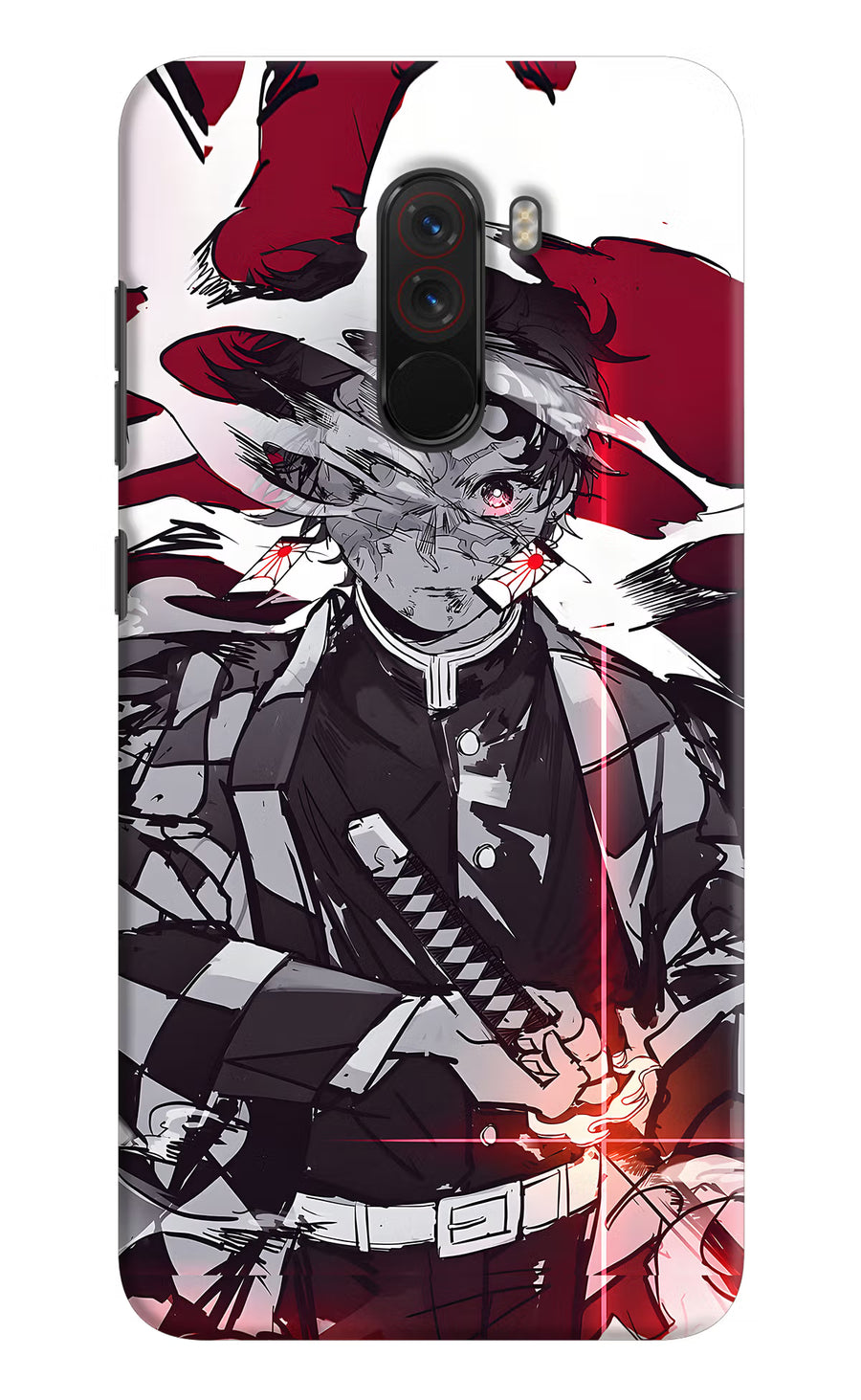 Demon Slayer Poco F1 Back Cover, Hard case