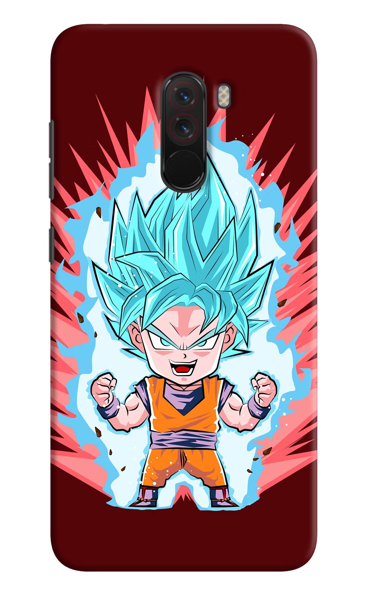 Goku Little Poco F1 Hard Case Back Cover by Casekaro