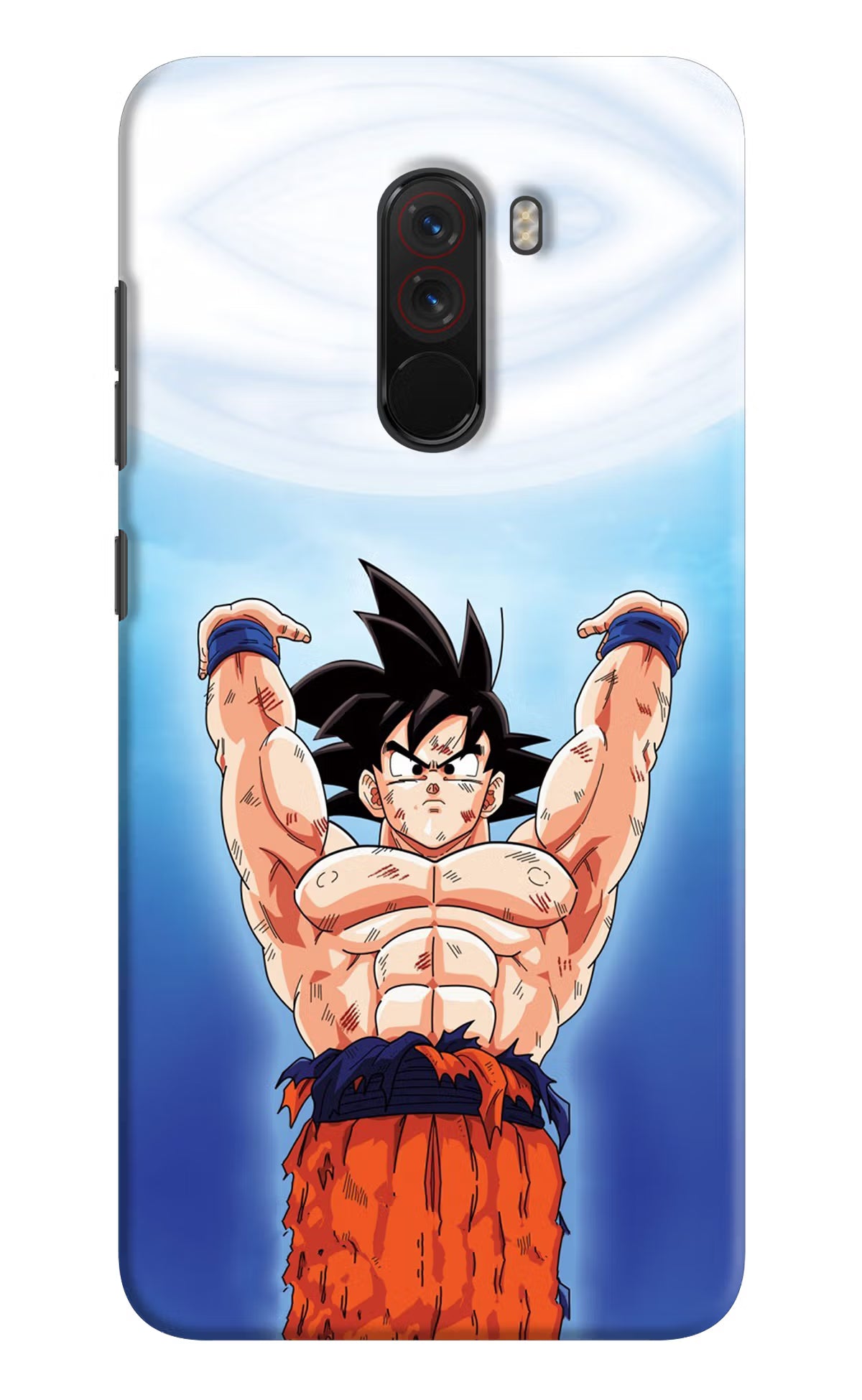 Goku Power Poco F1 Hard Case Back Cover by Casekaro