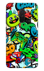 Game Doodle Poco F1 Hard Case Back Cover by Casekaro