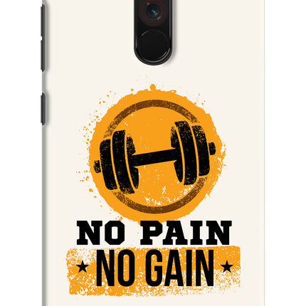No Pain No Gain Poco F1 Hard Case Back Cover by Casekaro