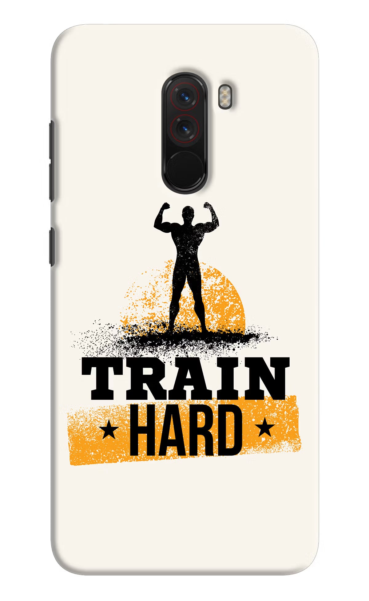 Train Hard Poco F1 Hard Case Back Cover by Casekaro