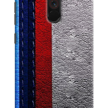 BMW Stripes Poco F1 Hard Case Back Cover by Casekaro