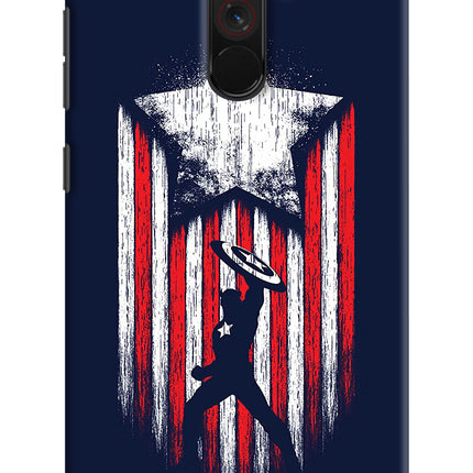Captain America Marvel Art Poco F1 Hard Case Back Cover by Casekaro