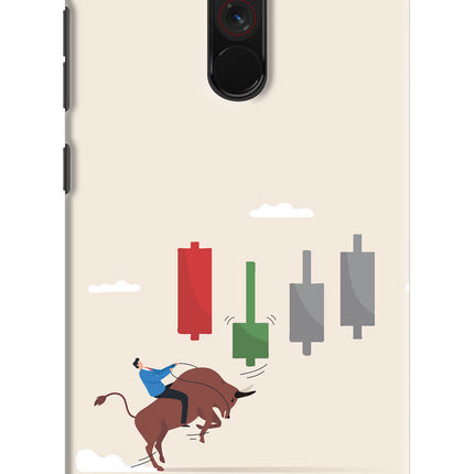 Bull Trading Momentum Poco F1 Hard Case Back Cover by Casekaro