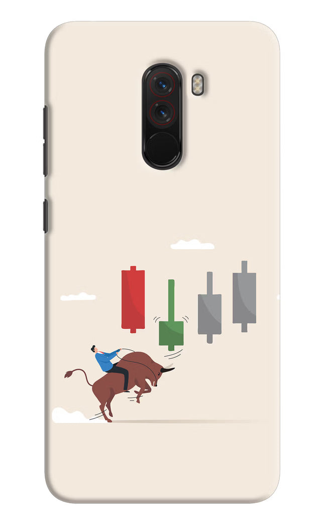 Bull Trading Momentum Poco F1 Hard Case Back Cover by Casekaro