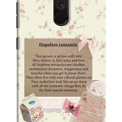 Hopeless Romantic Poco F1 Hard Case Back Cover by Casekaro
