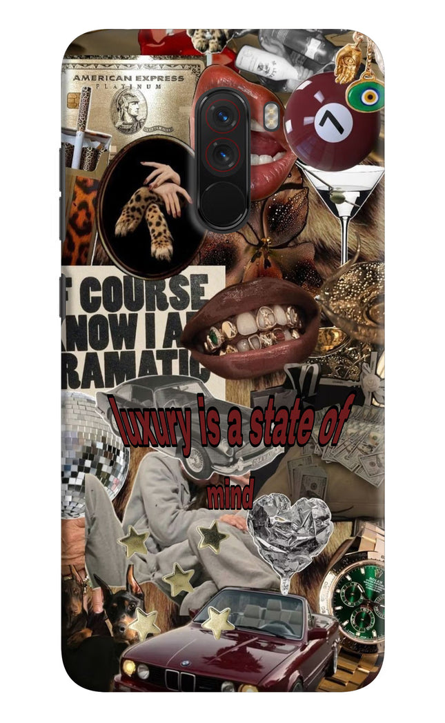 Luxury Poco F1 Hard Case Back Cover by Casekaro