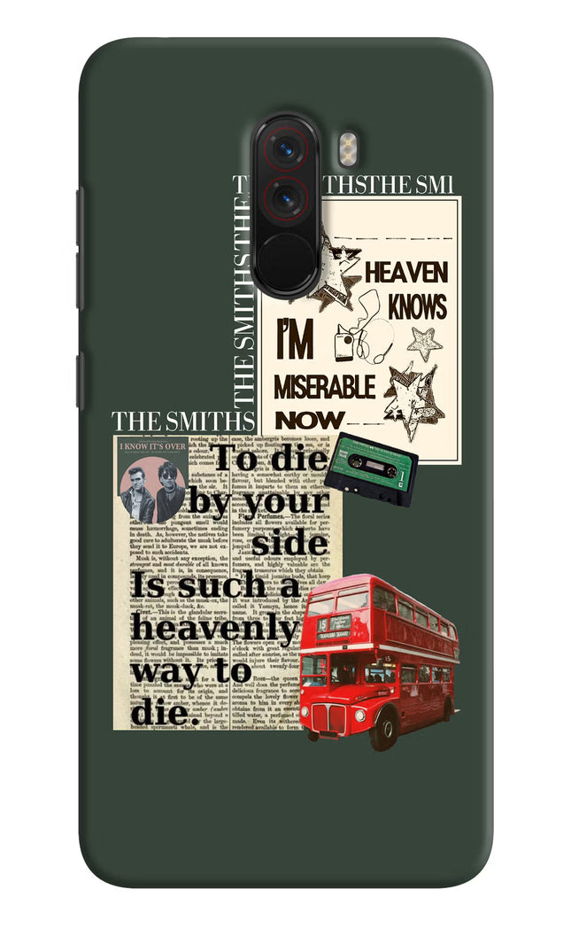 The Smiths Poco F1 Hard Case Back Cover by Casekaro