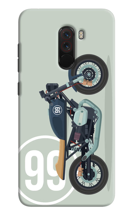 Classic Cafe Racer 99 Poco F1 Hard Case Back Cover by Casekaro
