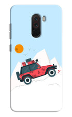 Mountain Trail Beast Poco F1 Hard Case Back Cover by Casekaro