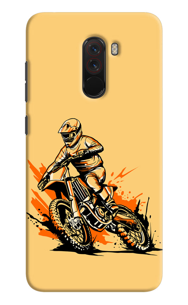 Off-Road Fury Poco F1 Hard Case Back Cover by Casekaro
