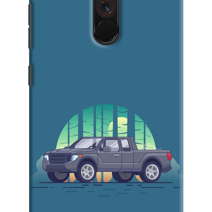 Retro Garage Vibe Poco F1 Hard Case Back Cover by Casekaro