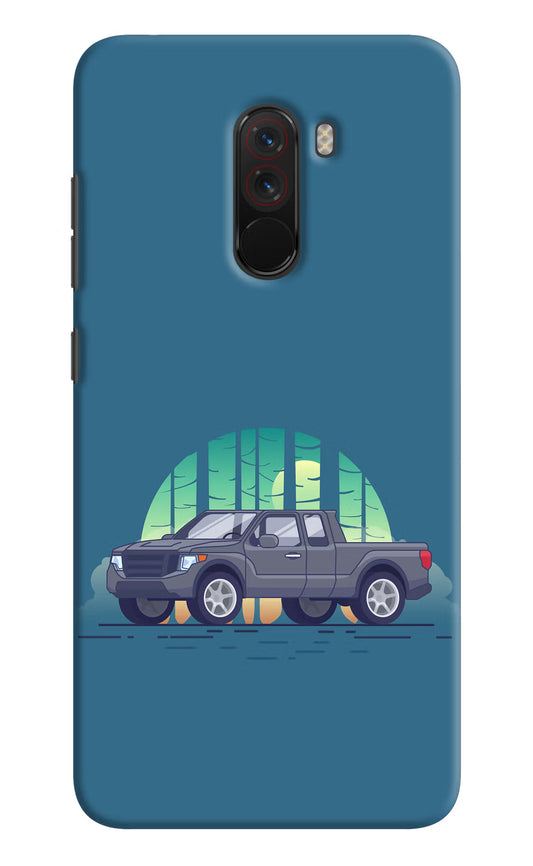 Retro Garage Vibe Poco F1 Hard Case Back Cover by Casekaro