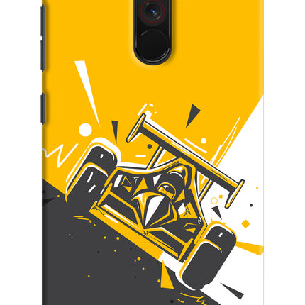 Track King Poco F1 Hard Case Back Cover by Casekaro