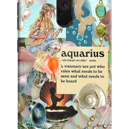 Aquarius Zodiac Poco F1 Hard Case Back Cover by Casekaro