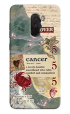 Cancer Zodiac Poco F1 Hard Case Back Cover by Casekaro