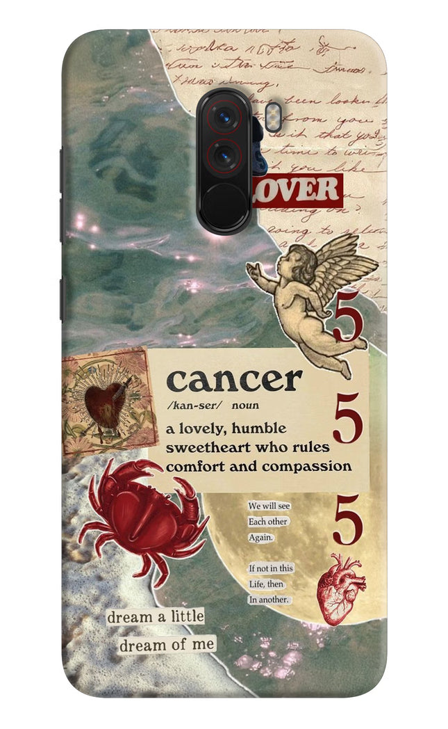 Cancer Zodiac Poco F1 Hard Case Back Cover by Casekaro
