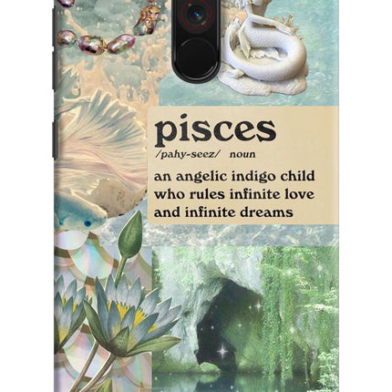 Pisces Zodiac Poco F1 Hard Case Back Cover by Casekaro