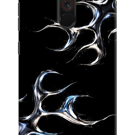 Chrome Tribal Poco F1 Hard Case Back Cover by Casekaro