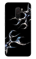 Chrome Tribal Poco F1 Hard Case Back Cover by Casekaro