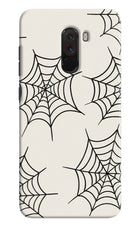 Spider Web Poco F1 Hard Case Back Cover by Casekaro