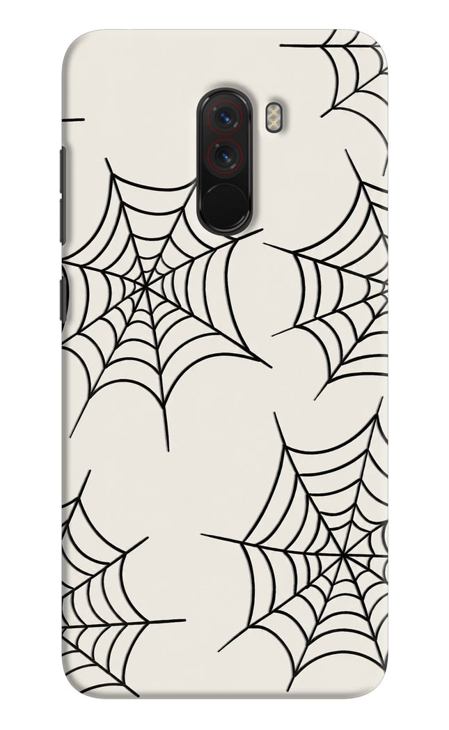 Spider Web Poco F1 Hard Case Back Cover by Casekaro