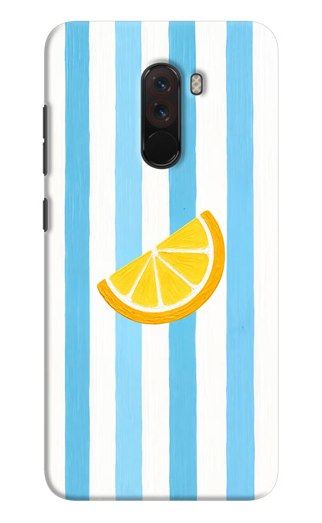Summer Lemon Poco F1 Hard Case Back Cover by Casekaro