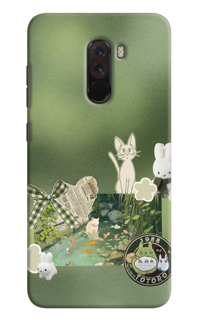 Aesthetic anime Poco F1 Hard Case Back Cover by Casekaro