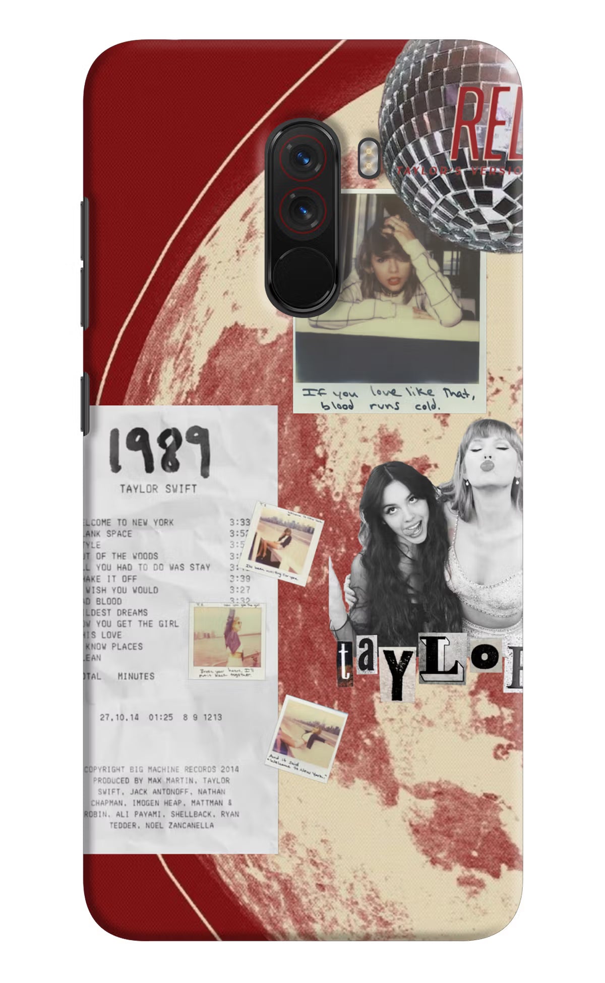 Taylor Swift Poco F1 Back Cover