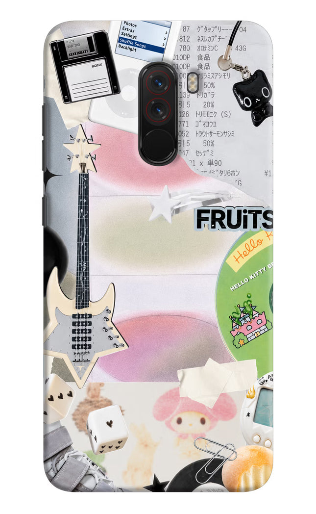 Softcore case Poco F1 Hard Case Back Cover by Casekaro