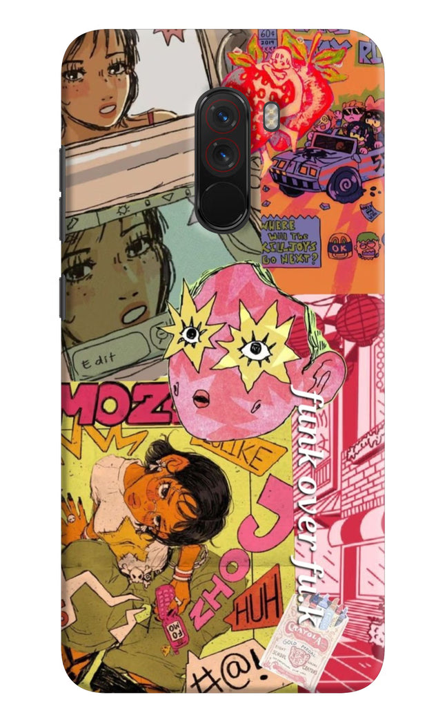 Funkover Poco F1 Hard Case Back Cover by Casekaro